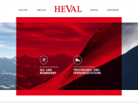 heval.ch Webseite Vorschau