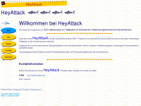 heyattack.de Webseite Vorschau