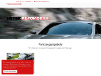 heyer-automobile.ch Webseite Vorschau