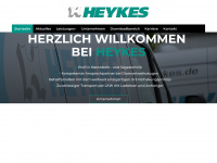 heykes-autokrane.de Webseite Vorschau