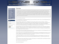 heyne-gmbh.de Webseite Vorschau