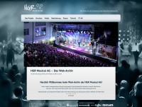 hgr-musical.de Webseite Vorschau