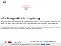 hgv-murgenthal.ch Webseite Vorschau