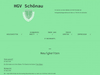 hgv-schoenau.at Webseite Vorschau