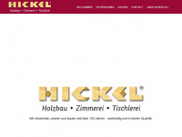 hickel.at Webseite Vorschau