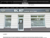 hicret.de Webseite Vorschau