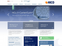 hico-ics.com Webseite Vorschau