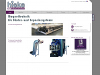 hieke-magnettechnik.de Webseite Vorschau