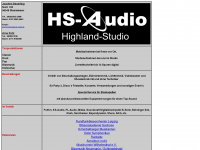 highland-studio.de Webseite Vorschau