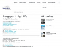 highlife.co.at Webseite Vorschau