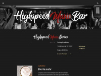 highspeed-bar.ch Webseite Vorschau