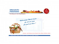 hilbersdorfer-fleischerei.de Webseite Vorschau