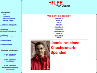 hilfe-fuer-jannis.de Webseite Vorschau