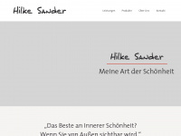 hilke-sander.de Webseite Vorschau