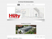 hilty-made.ch Webseite Vorschau