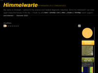 himmelwarte.ch Webseite Vorschau