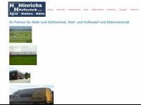 hinrichs-hoftechnik.de Webseite Vorschau