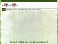 hinterlechnerhof.at Webseite Vorschau