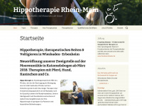 hippotherapie-rheinmain.de Webseite Vorschau