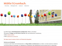 muehle-zu-grumbach.de Webseite Vorschau