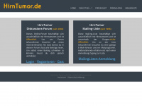 hirntumornet.de Webseite Vorschau