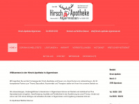 hirsch-apotheke-algermissen.de Webseite Vorschau