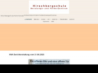 hirschbergschule-rommerode.de Webseite Vorschau