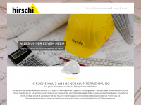 hirschihaus.ch Webseite Vorschau