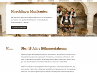 hirschlinger-musikanten.de Webseite Vorschau
