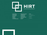 hirtbau.ch Webseite Vorschau