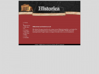 historica.co.at Webseite Vorschau