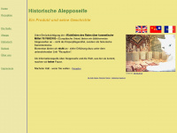 historische-aleppo-seife.de Webseite Vorschau