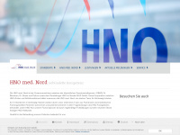 hno-med-nord.de Webseite Vorschau