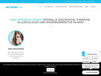 hno-zentrum-hagen.de Webseite Vorschau