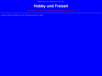 hobbyundfreizeit.de Webseite Vorschau