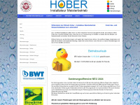 hober.co.at Webseite Vorschau