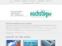 hochstoeger-dach.at Webseite Vorschau