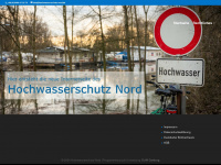 hochwasserschutz-nord.de Webseite Vorschau