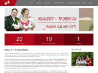 hochzeit-tauben.ch Webseite Vorschau