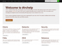 irchelp.org Webseite Vorschau