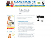klang-stark.de Webseite Vorschau