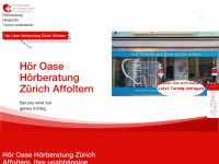 hoer-oase.ch Webseite Vorschau