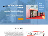 hoerberatung-borer.ch Webseite Vorschau