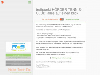 hoerder-tennisclub.de Webseite Vorschau