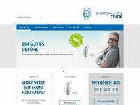 hoergeraete-czmok.de Webseite Vorschau