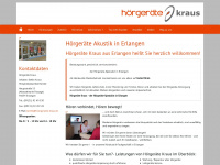 hoergeraete-kraus.de Webseite Vorschau
