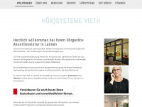 hoersysteme-vieth.de Webseite Vorschau
