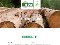 hoess-holzhandel.de Webseite Vorschau