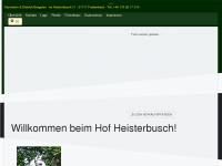 hof-heisterbusch.de Webseite Vorschau