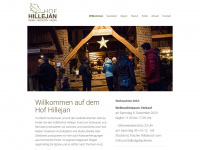 hof-hillejan.de Webseite Vorschau